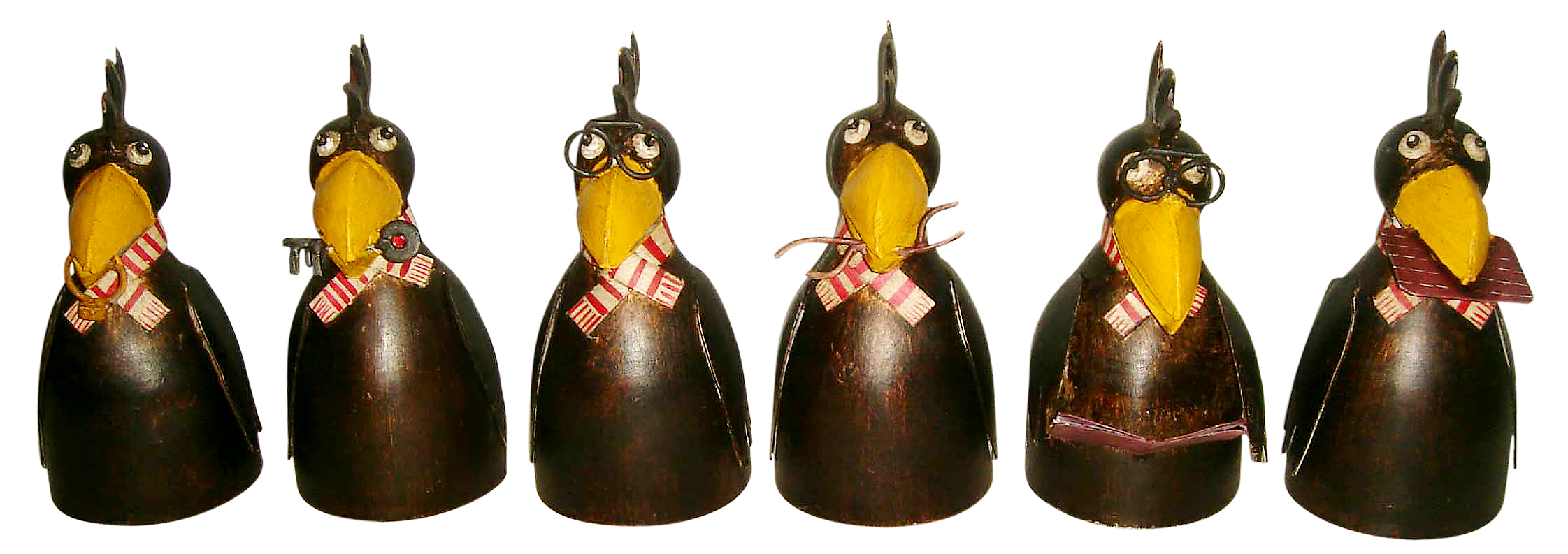 Zaunhocker Rabe – Metall Vogel Zaunfigur schwarzer Rabe – Zaungast – Pfostenhocker