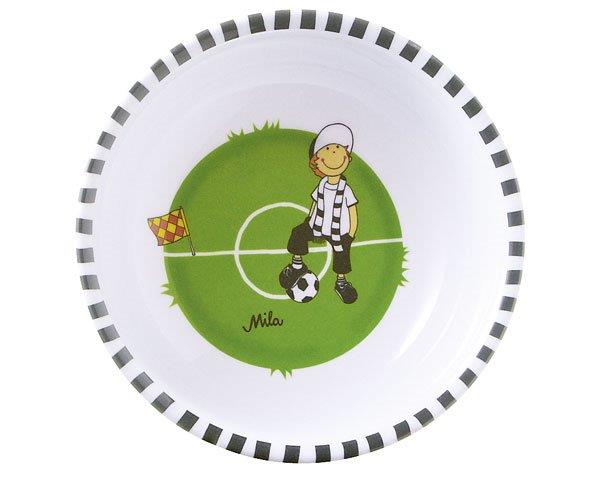 Mila Tooor! Fußball Kinderschale – Melamin Fußball Schale