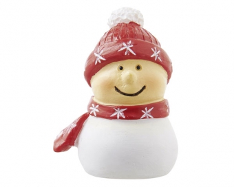 Mr. Snowman Mila Schneemann Dekofigur, Resin – Bild 3