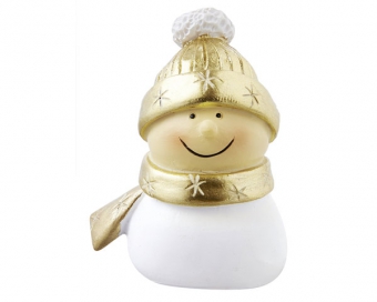 Mr. Snowman Mila Schneemann Dekofigur, Resin – Bild 2