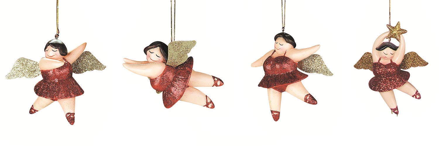 Engel Betty Hänger – Baumschmuck Ballerina – Glitter Engel – Bild 6