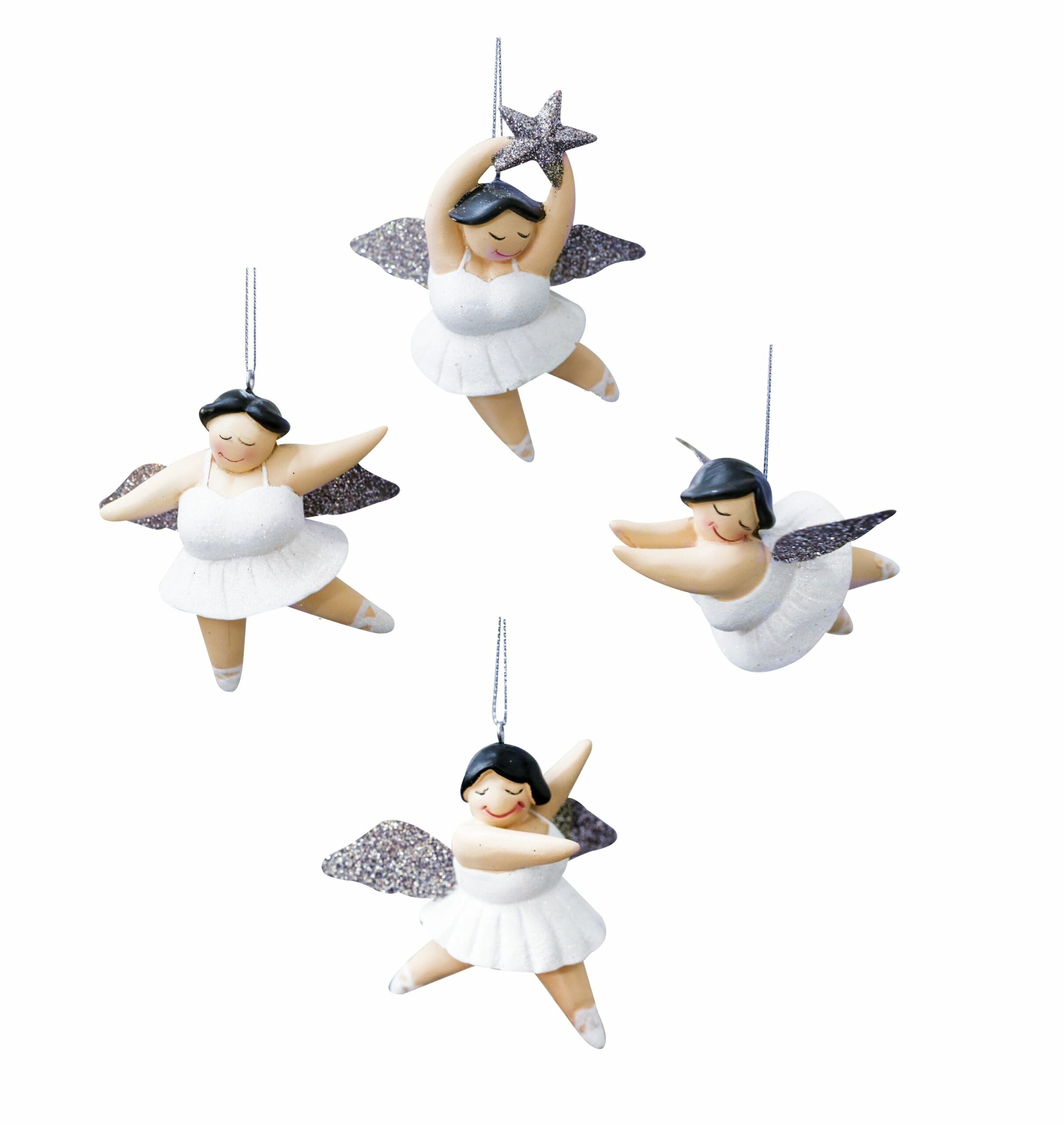 Engel Betty Hänger – Baumschmuck Ballerina – Glitter Engel – Bild 5