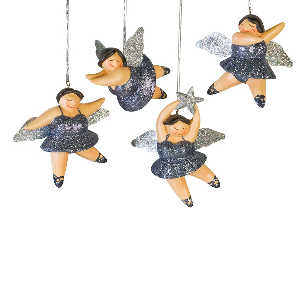 Engel Betty Hänger – Baumschmuck Ballerina – Glitter Engel – Bild 3