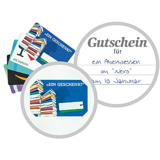 Geschenkkarton Klappkarte für Gutscheinkarte – Gutschein in Geschenkform – Weihnachtsbaumanhänger – Bild 4