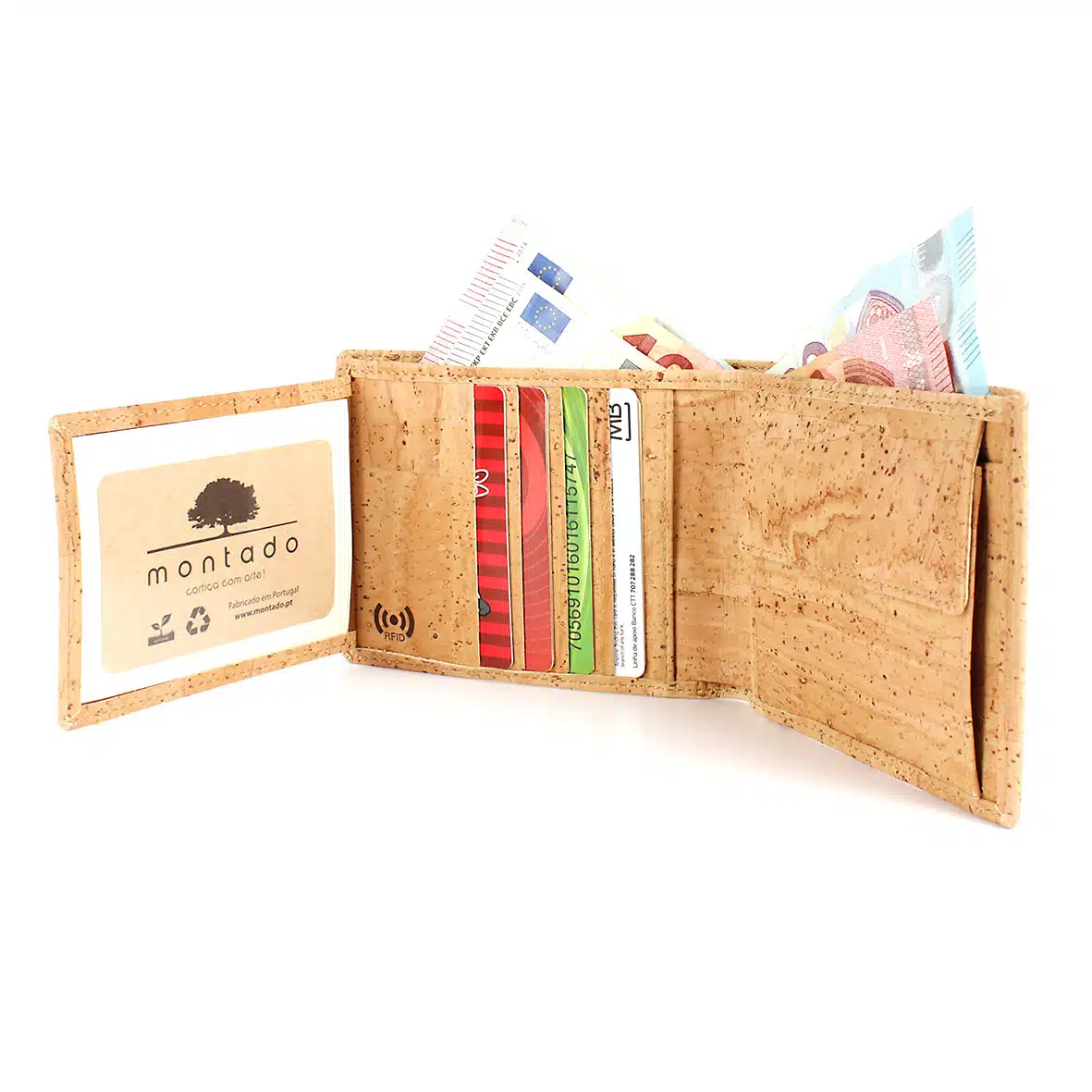 Portemonnaie «Monta Simple» natur – Bild 6