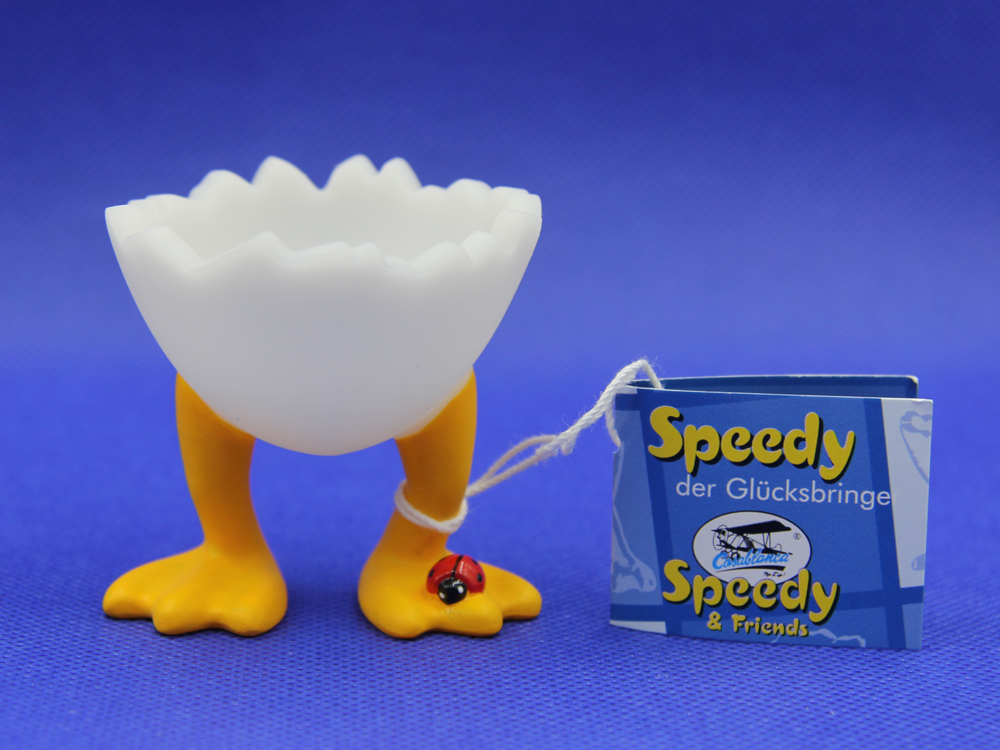 Speedy & Friends Eierbecher Speedy der Glücksbringer -Rarität- – Bild 2