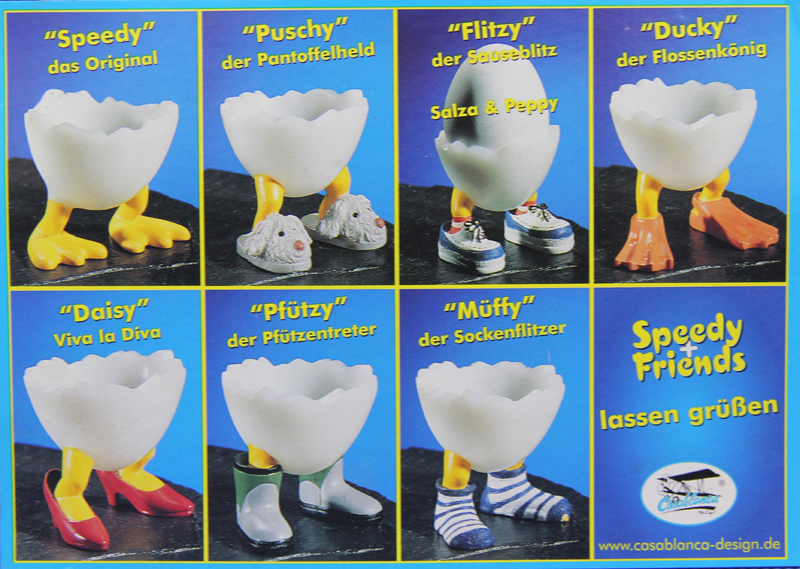 Speedy & Friends Eierbecher Speedy der Glücksbringer -Rarität- – Bild 3