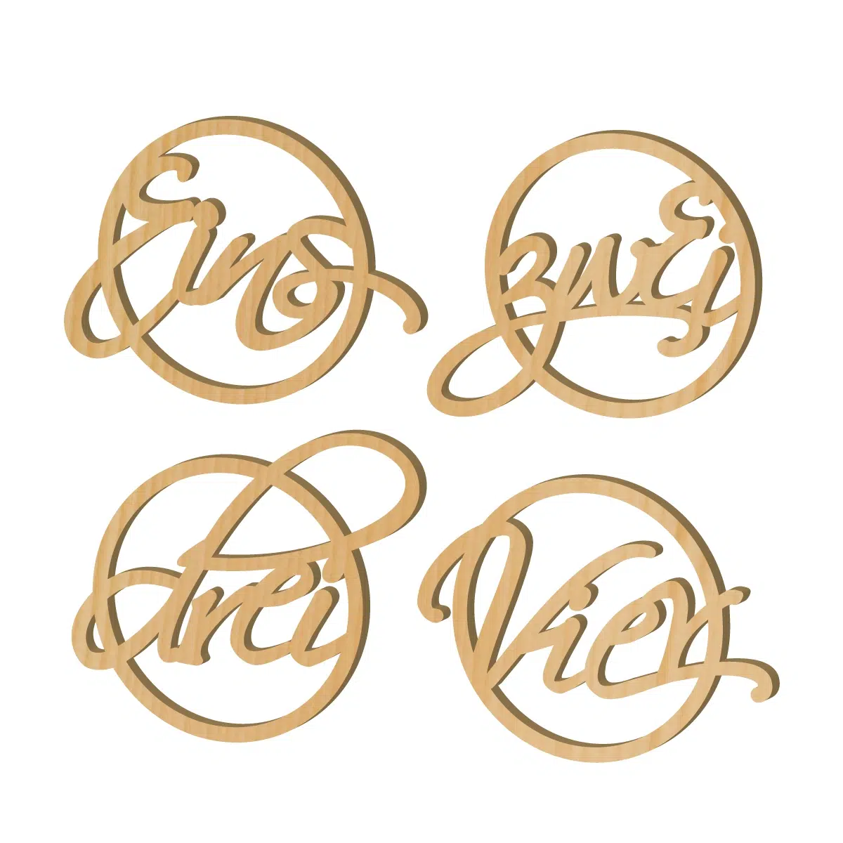 Adventszahlen KURSIV