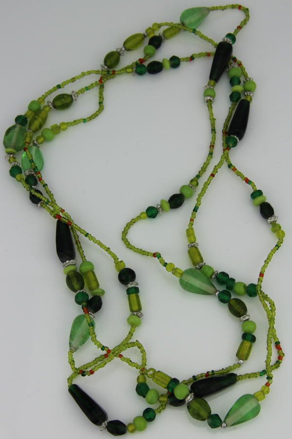 Glaskette ohne Verschluss – doppellt tragbare Ketten – Bild 6